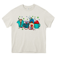 Cream nurse drink coffee Heavy Core Tee - CowhideDigitalArt