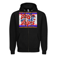 Black stars and stripes tumbler Zipper Hoodie - HRA Design Shop
