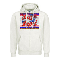 Oatmeal Heather stars and stripes tumbler Zipper Hoodie - HRA Design Shop