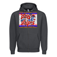 Smoke stars and stripes tumbler Zipper Hoodie - HRA Design Shop