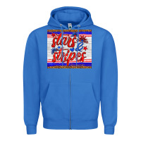 True Royal stars and stripes tumbler Zipper Hoodie - HRA Design Shop