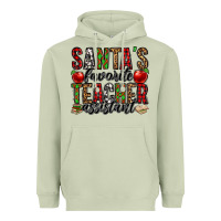 Matcha santa's favorite teacher assistant Heavyweight Hoodie - Jasminsmagicworld