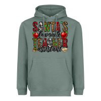 Sage santa's favorite teacher assistant Heavyweight Hoodie - Jasminsmagicworld