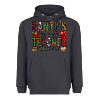 Smoke santa's favorite teacher assistant Heavyweight Hoodie - Jasminsmagicworld