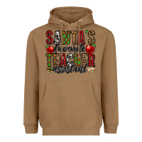 Toasted Coconut santa's favorite teacher assistant Heavyweight Hoodie - Jasminsmagicworld