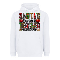 White santa's favorite teacher assistant Heavyweight Hoodie - Jasminsmagicworld