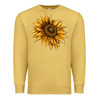 Antique Gold sunflower Premium Sweatshirt - AdoDesignShop