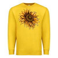 Lemon sunflower Premium Sweatshirt - AdoDesignShop