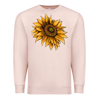 Pale Pink sunflower Premium Sweatshirt - AdoDesignShop