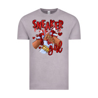 Vintage Zinc red sneaker girl afro woman Vintage Tee - RanaPortraitStore