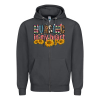 Smoke nursing in my heart Zipper Hoodie - FaDigitalArtStudio