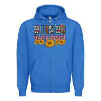 True Royal nursing in my heart Zipper Hoodie - FaDigitalArtStudio