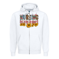White nursing in my heart Zipper Hoodie - FaDigitalArtStudio