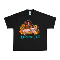 Black Welcome fall pigs Urban Heavy Tee - RanaPortraitStore