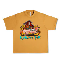 Peanut Butter Welcome fall pigs Urban Heavy Tee - RanaPortraitStore