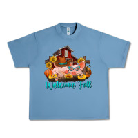 Pebble Blue Welcome fall pigs Urban Heavy Tee - RanaPortraitStore