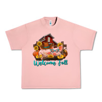 Salmon Welcome fall pigs Urban Heavy Tee - RanaPortraitStore