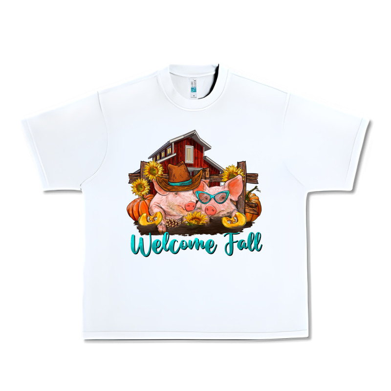 Welcome Fall Pigs Urban Heavy Tee by RanaPortraitStore | Teevron