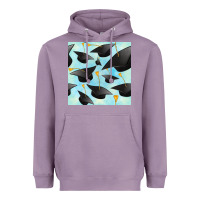 Lavender graduation cap seamless pattern Heavyweight Hoodie - BundleAndBundleShop