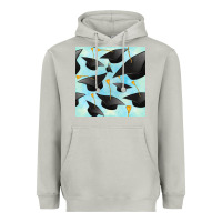 Moon Dust graduation cap seamless pattern Heavyweight Hoodie - BundleAndBundleShop