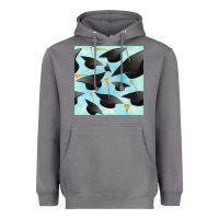 Storm graduation cap seamless pattern Heavyweight Hoodie - BundleAndBundleShop