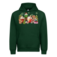 Forest Green gingerbread coffee Urban Hoodie - MaliasSmallBusiness