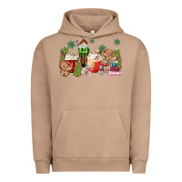 Pigment Burro gingerbread coffee Urban Hoodie - MaliasSmallBusiness