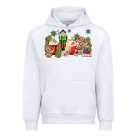 White gingerbread coffee Urban Hoodie - MaliasSmallBusiness