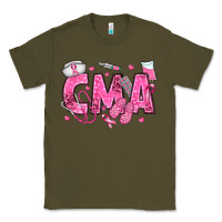 Army Green breast cancer cma Classic Tee - texasbilliewilder