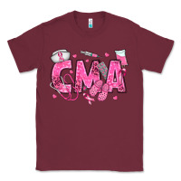 Burgundy breast cancer cma Classic Tee - texasbilliewilder