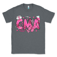 Charcoal Heather breast cancer cma Classic Tee - texasbilliewilder