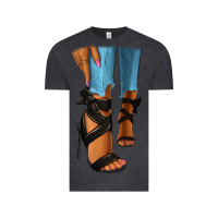 Vintage Black black heels black fashion girl Vintage Tee - RanaPortraitStore