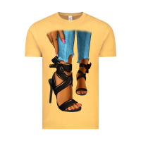 Vintage Mustard black heels black fashion girl Vintage Tee - RanaPortraitStore