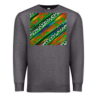 Charcoal Heather st patricks day leopard rainbow Premium Sweatshirt - Artiststas