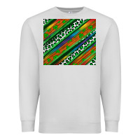 Dove Grey st patricks day leopard rainbow Premium Sweatshirt - Artiststas
