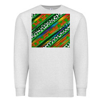 Oatmeal Heather st patricks day leopard rainbow Premium Sweatshirt - Artiststas