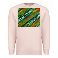 Pale Pink st patricks day leopard rainbow Premium Sweatshirt - Artiststas