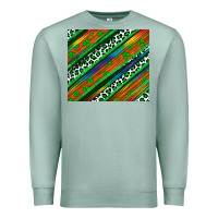Seafoam st patricks day leopard rainbow Premium Sweatshirt - Artiststas