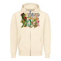 Sandshell i roared my way through 100 days Zipper Hoodie - RacoonDesign