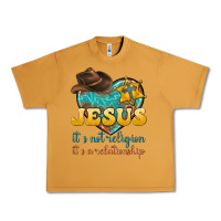 Peanut Butter jesus it s not religion it s a relationship Urban Heavy Tee - texasbilliewilder