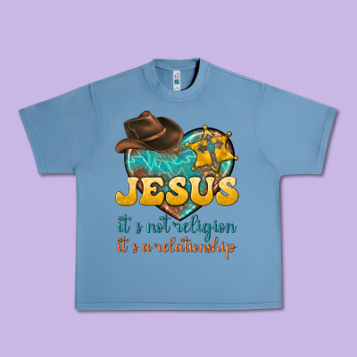 Urban Heavy Tee jesus it s not religion it s a relationship