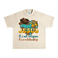 Sandshell jesus it s not religion it s a relationship Urban Heavy Tee - texasbilliewilder
