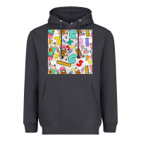 Smoke back to school seamless pattern Heavyweight Hoodie - BundleAndBundleShop