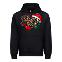 Black christmas paw heart Urban Hoodie - MaliasSmallBusiness