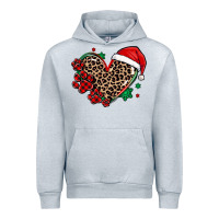 Heather Grey christmas paw heart Urban Hoodie - MaliasSmallBusiness