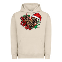 Pigment French Oak christmas paw heart Urban Hoodie - MaliasSmallBusiness