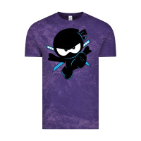 Cloud Purple ninja kid Vintage Tee - Unal Design