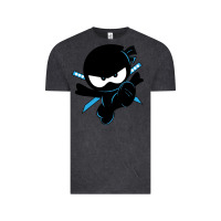 Vintage Black ninja kid Vintage Tee - Unal Design
