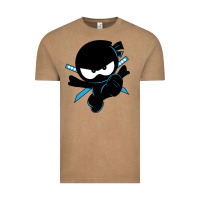 Vintage Coffee ninja kid Vintage Tee - Unal Design