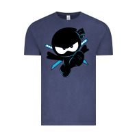 Vintage Denim ninja kid Vintage Tee - Unal Design